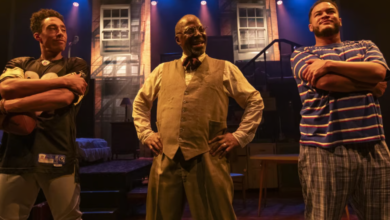 Review: Death of A Salesman at Liverpool Everyman 3 Death of A Salesman at Liverpool Everyman Theatre. Laurence Ubong Williams as Biff Cyril Nri at Willy Kiren Kebaili Dwyer as Happy. Credit Ali Wright