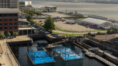 UK First Floating Padel Courts at Liverpool Princes Dock
